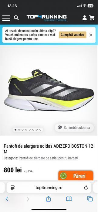 Adidas adizero Boston 12 marimile 42 si 43 1/3
