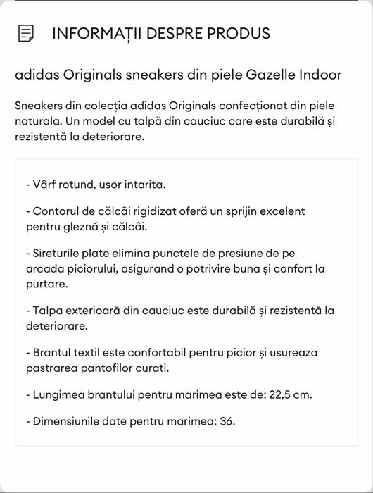 Adidas gazelle barbati 43 noi