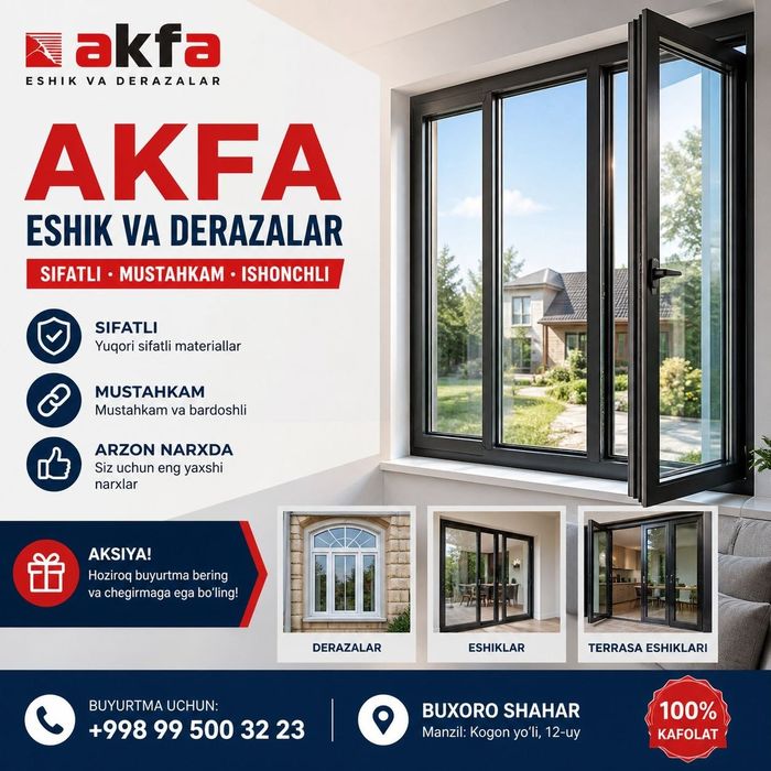 Akfa xizmatlari.