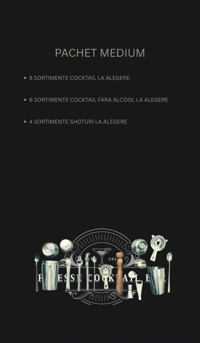 Cocktail Bar Evenimente / Tort Shoturi / Candy Bar