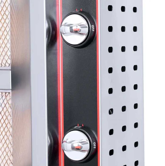 Rotisor Kebab 4 Arzatoare GPL Gaz Retea Motor Jos Premium Transport Gratuit