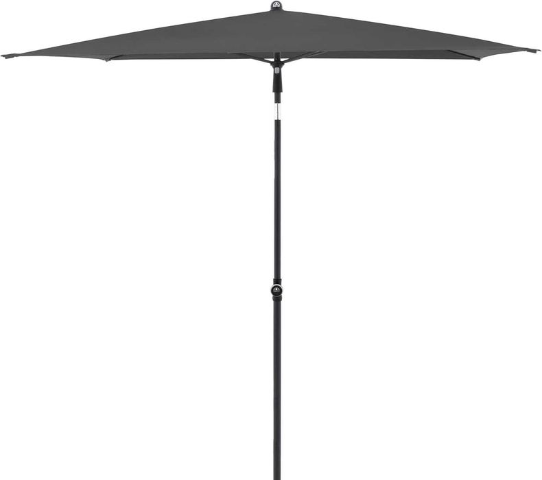Doppler Rethink Umbrela dreptunghiulara pentru balcon si terasa,180 x 120 cm gri inchis