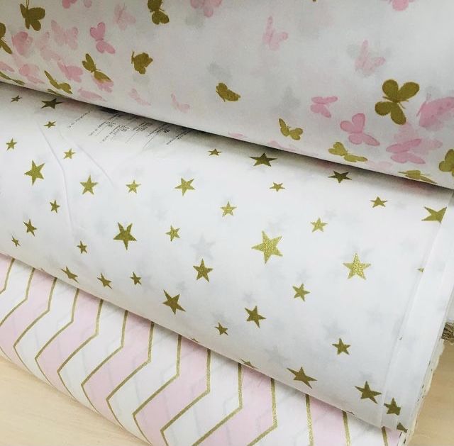 Ранфорс с глиттером(Турция)