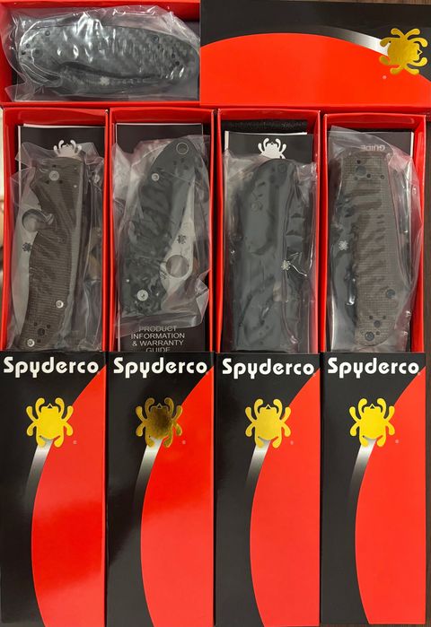 Cutit Spyderco Shaman C229GP si Para3 C223GP si Fox M. Thumper FX-633