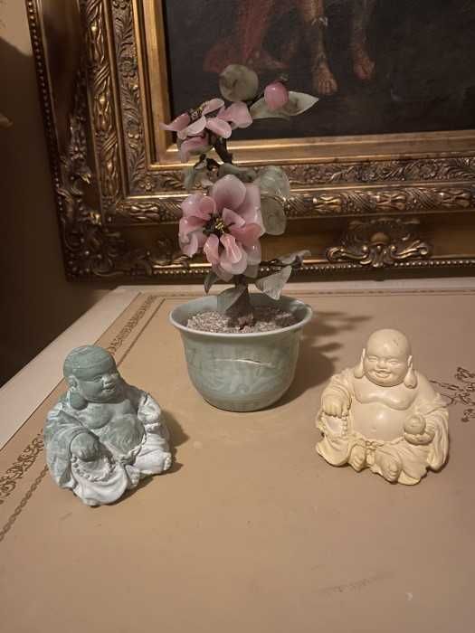 Deosebit set- bonsai jad-statuete Buddha-sculptura manuala-Olanda