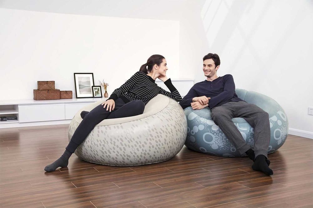 Bestway 75052 BW Надувное кресло 112х112х66см "Inflate-A-Chair" 3 цвет