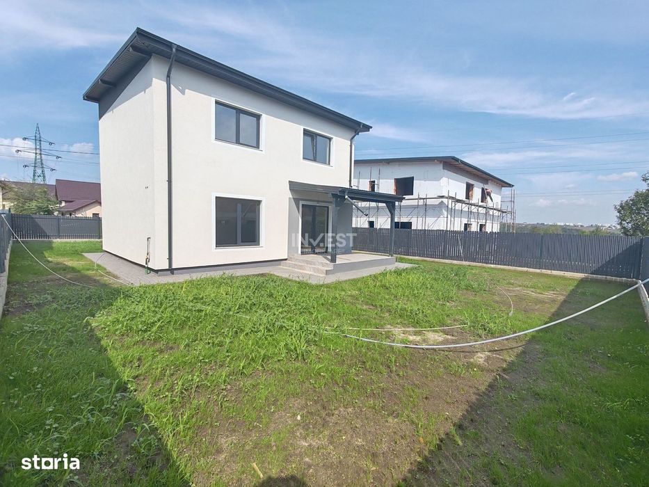 Casa individuala cu 4 camere Valea Lupului-Iasi PLACĂ DE BETON! COMIS