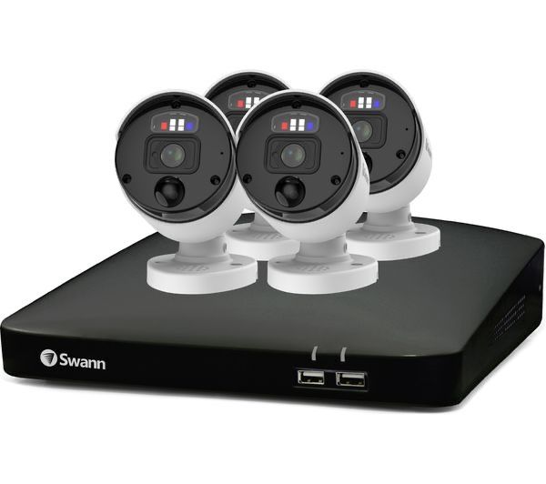 Sistem Supraveghere 4K Swann Enforcer NVR 8 Canale + 4 Camere PoE - Folosit 1 an