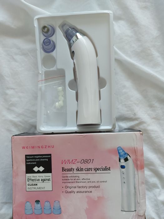 Set aparat curatare faciala WMZ0801, Beauty Skin Care, Alb
