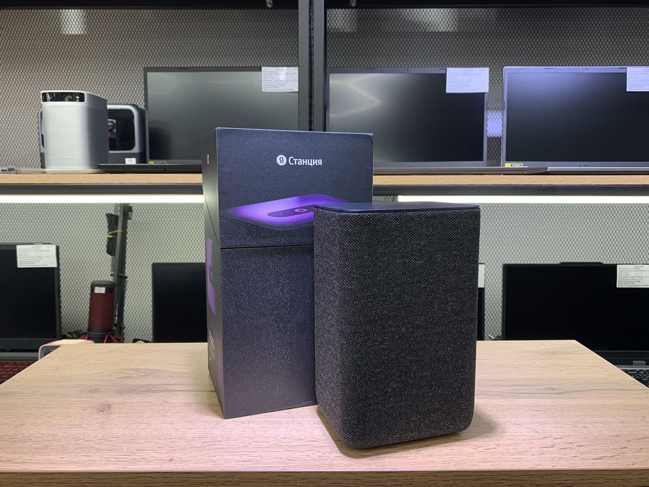 Яндекс Станция 2, черный, YNDX-00051, полный комплект, 1327/А10