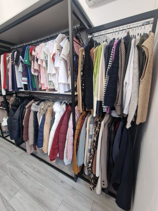 Mobilier, dressing, stendere, din fier, magazin haine