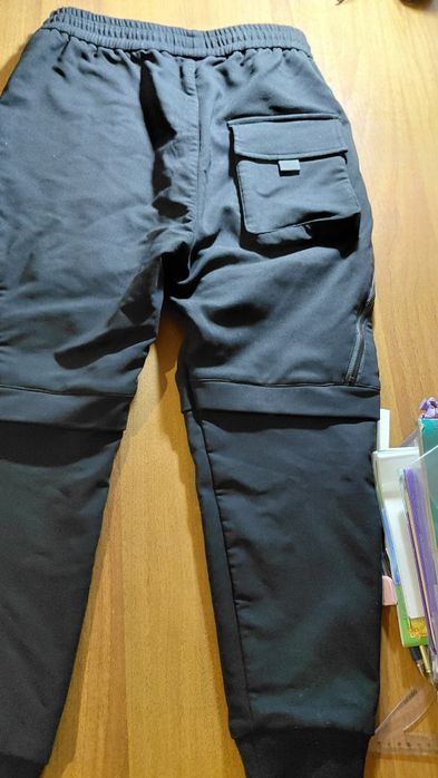 Зимние джогеры черные