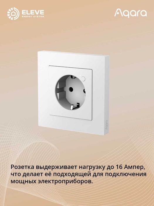 Умная встраиваемая розетка Aqara H2 | WP-P01D