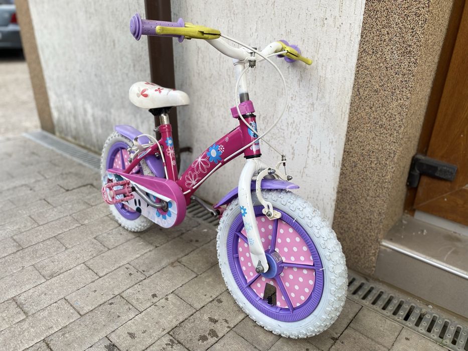 Bicicletă copii 14” Volare Disney Minnie Mouse – stare bună