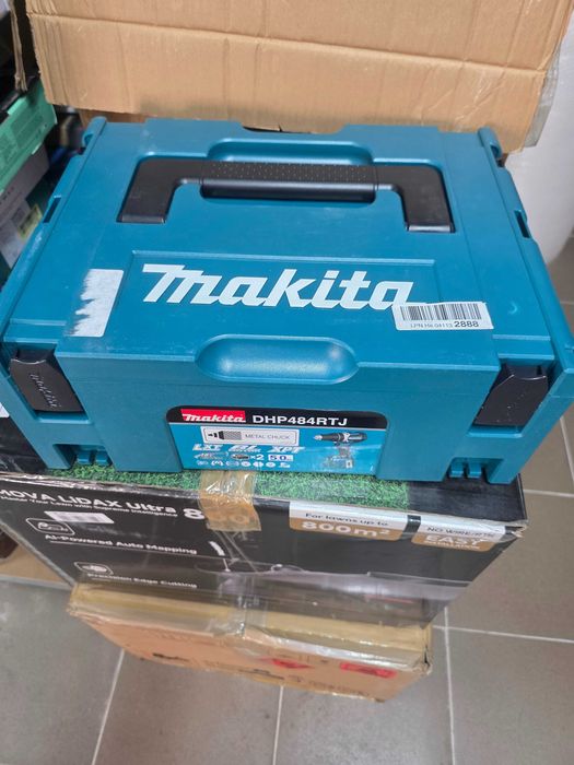 BorMasina de gaurit si insurubat cu percutie Makita DHP484 cu acumulator, o baterie si