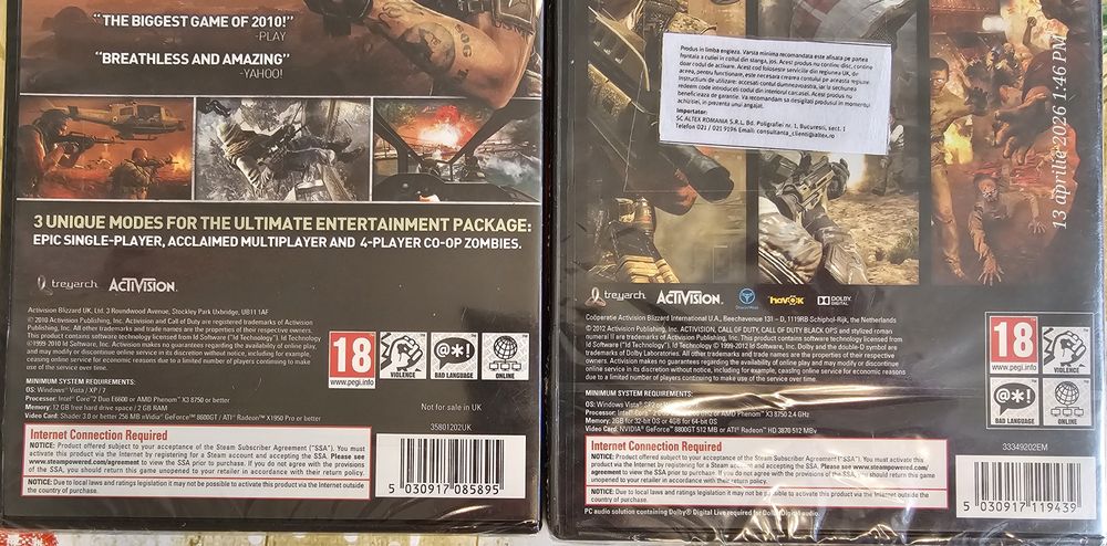 Jocuri PC noi,  sigilate