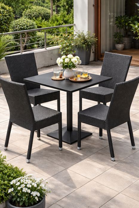 Ратан стол за двор и балкон – стил и комфорт за външно ползване