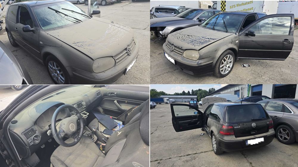 VW Golf 4 TDI (2002) • Unic prop RO • Inundat parcare Bucuresti • Vopsea originala, tinut in garaj • Piese de top incluse