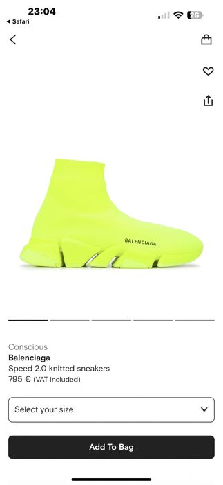 Balenciaga speed runner 2.0 fluorescent ORIGINALI
