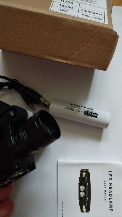 Frontala H25S Dual SST40 de 1200 LM-set cu acumulator