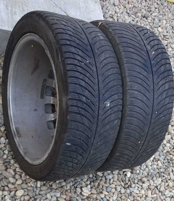 2 Jante + anvelope iarna Michelin Pilot Alpin 5 DOT 2021 Pret 1500 RON