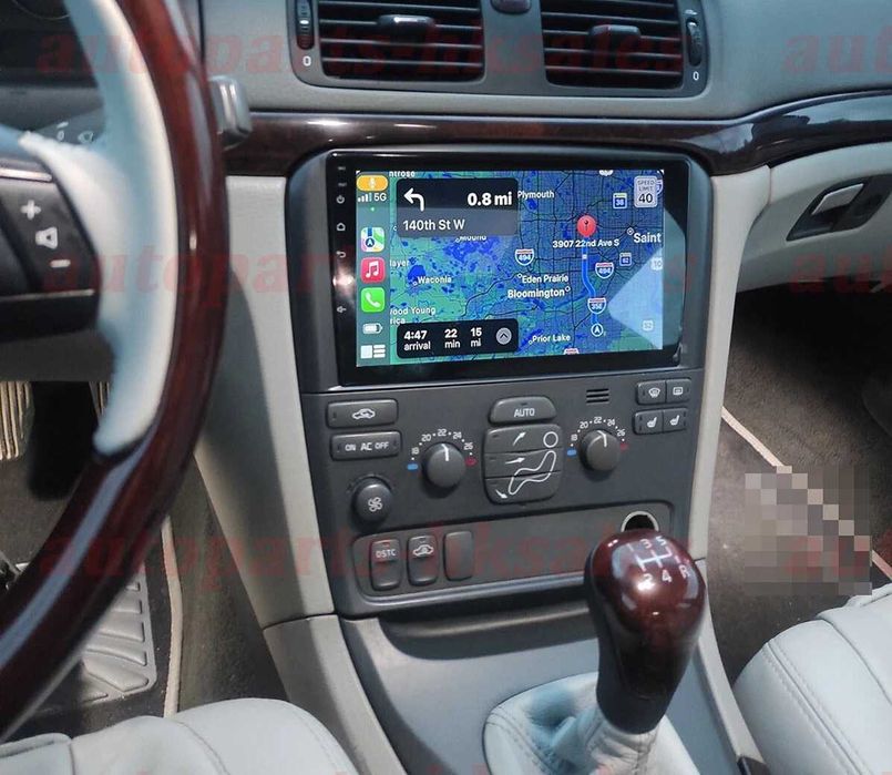 Мултимедия с Android за Volvo S80 навигация плеър Волво S80 двоен дин