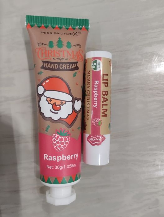 Коледни Крем за ръце и гланц за устни