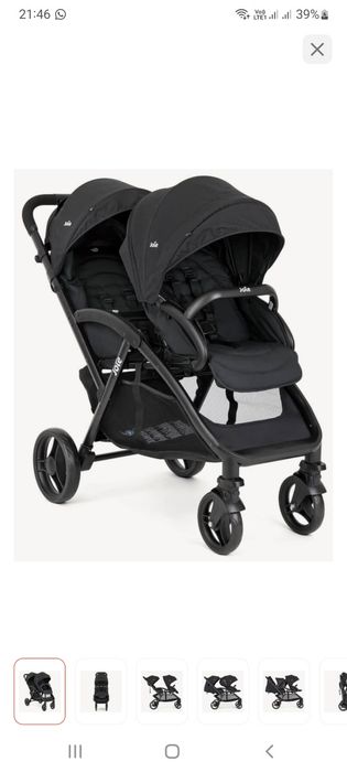 Коляска для близняшек и погодок