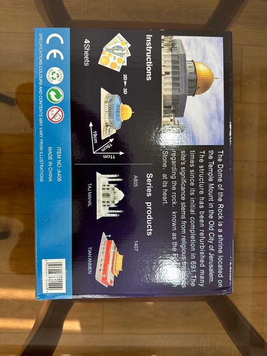 Продаётся 3D PUZZLE Пазл 3Д