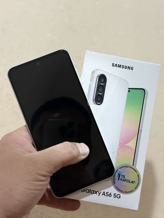 Samsung A56 8#256 Holati zor 15 gun boldi olganina telifonga garata bo