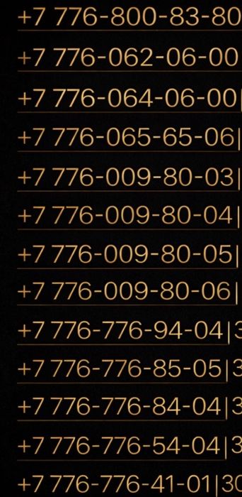 Мобильные VIP номера