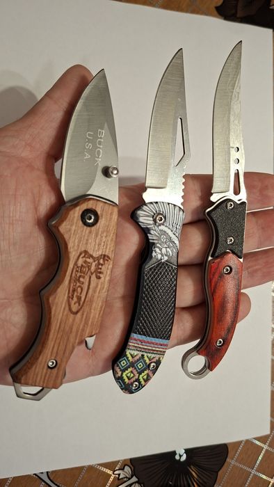 Cuțit pliabil / briceag  drumeție, vânătoare, pescuit - diverse modele