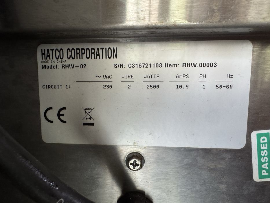 Професионален Двоен Уред за Супа Hatco  2.5kW