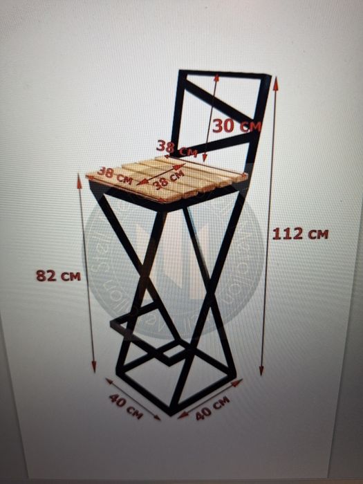 Мебели от метал и дърво