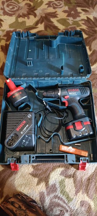 Filetantă Bosch GSR 14.4 V Professional – Kit Complet, Baterii Foarte Bune