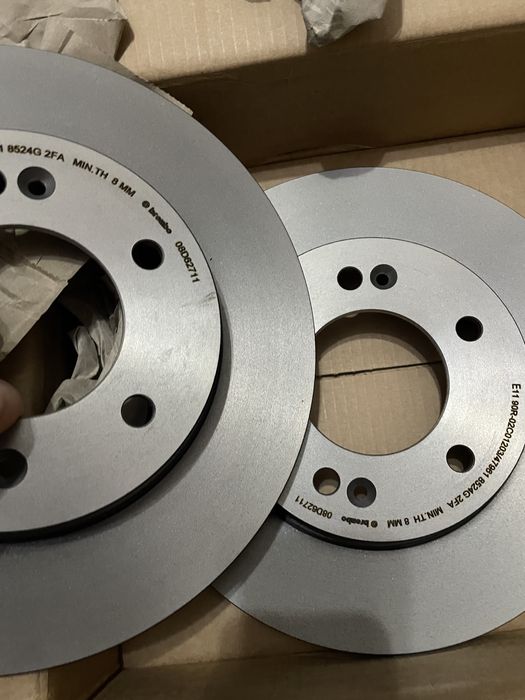 Discuri Brembo spate Kia si Hyundai 08.D627.11