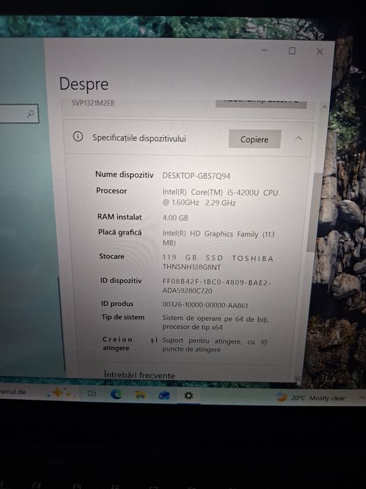 Laptop Sony Vayo