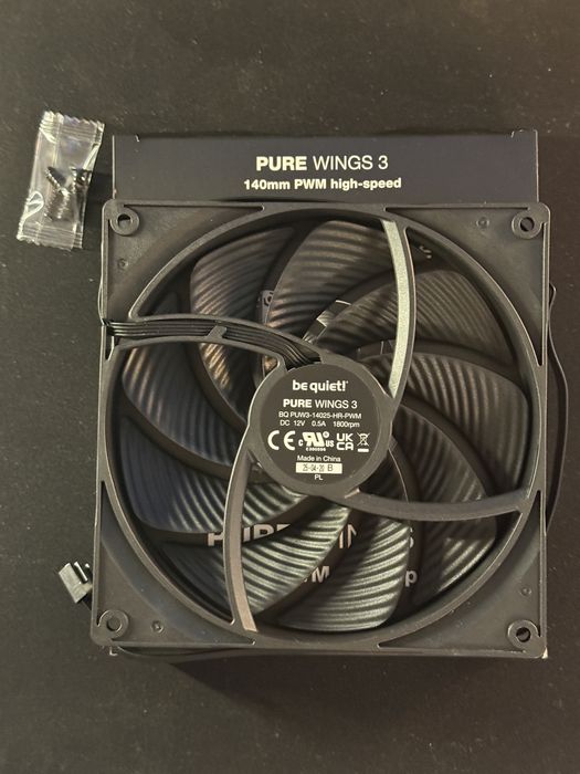 Cooler pc beQuiet Pure Wings 3 - 140mm - Nou in cutie