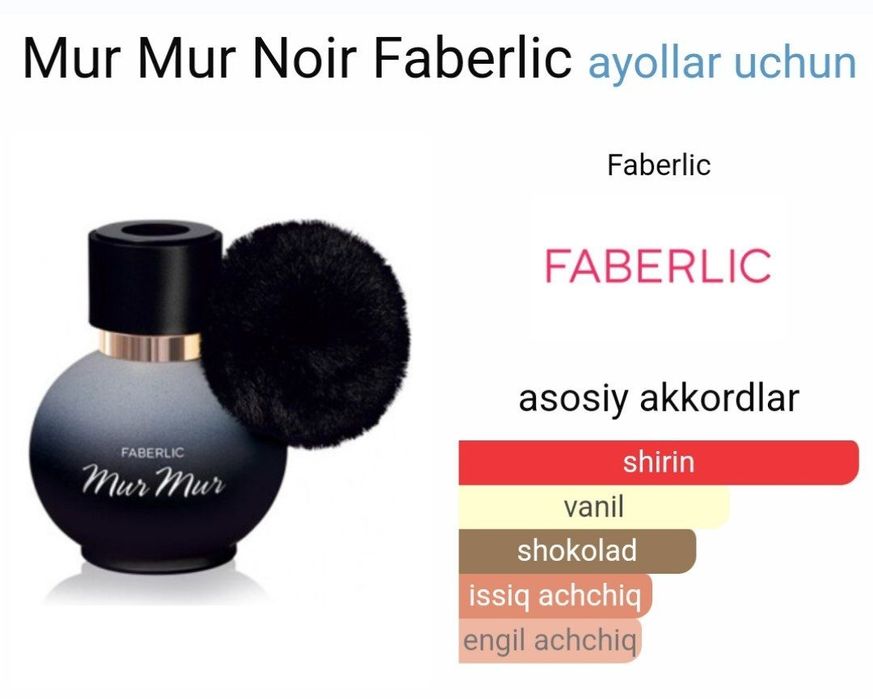 Mur Mur Noir Faberlic