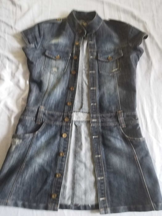 дънкова рокля -Л/ХЛ размер