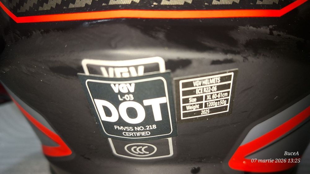 Vând Cască Moto Enduro VGV