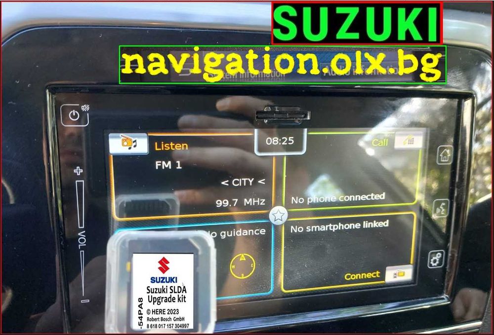 Сузуки СД карта за навигация ъпдейт SDCard Suzuki Vitara Baleno SCross