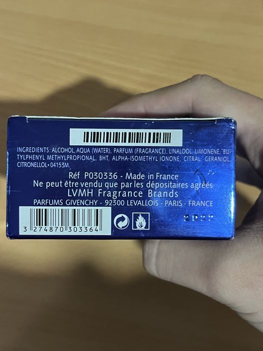 Givenchy pour homme blue label