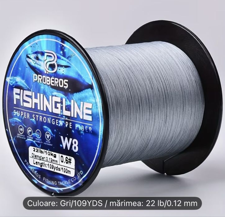 Fir textil impletit in 8_ 0,12 mm