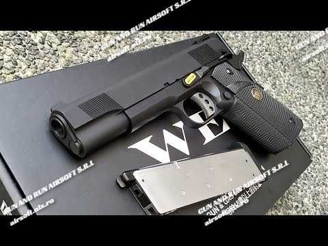 Pistol Airsoft (MODIFICAT 5J!) Co2 Semi-Auto din FIER si ABS
