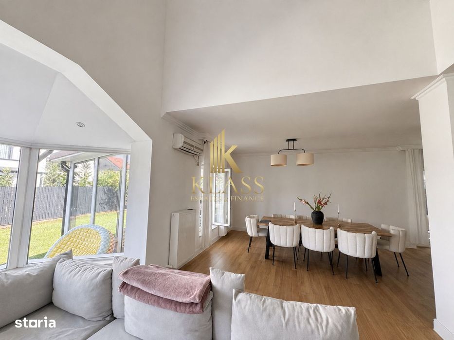 Casa moderna pentru inchiriere cu 4 dormitoare, gradina privata plus g