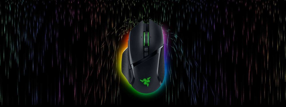 Mouse Wireless Razer Basilisk V3 Pro Negru, Alb RGB RZ01-04620100-R3G1