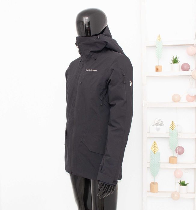 Peak Performance Maroon Long Jacket мъжко ски яке черно водоусточиво S