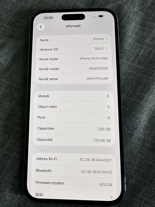 Iphone 14 pro max 256 gb totul original