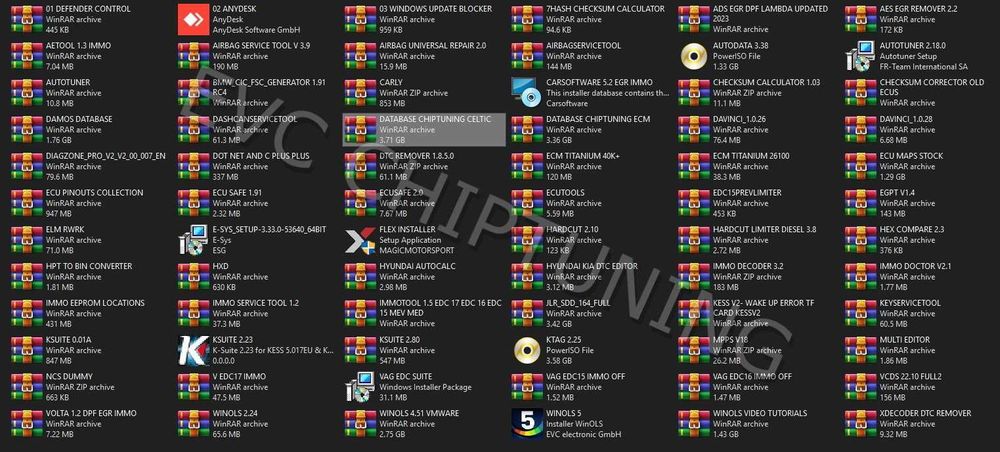 Celtic Database, DaVinci 1.0.35, ETC